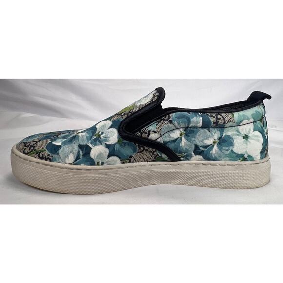Gucci Supreme Canvas Slip-on US 6 Bloom Flower Print SPB-CA 355693 - Picture 4 of 14